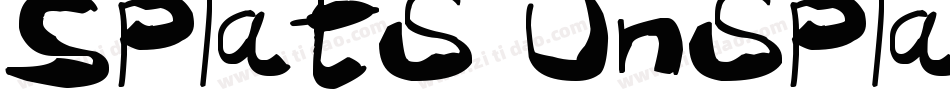 Splats Unsplatted字体转换